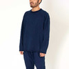 日本 hobo ARTISAN L/S CREW NECK 职人制植物蓝染重磅棉圆领卫衣 商品缩略图0