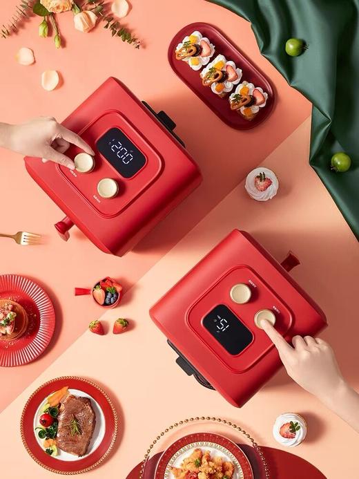 日本bruno空气炸锅家用十大品牌2021新款多功能无油智能西屋小型【BPQ】 商品图3