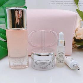 【爆款超低价预售 急单慎拍】迪奥未来新肌系列 精粹液50ml+乳霜 15ml+眼霜5ml+精华7ml+化妆包