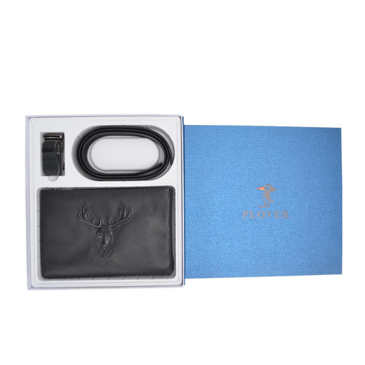 【献礼父亲节】PLOVER香港啄木鸟夹包皮带套装   GD820029-2A 商品图0