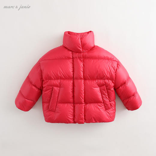 【马克珍妮 卢芙】冬装 女童护领超轻保暖羽绒服213603 商品图3