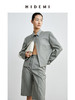 HIDEMI 斑鸠灰羊毛西装垫肩外套套装 短外套/中短裤 商品缩略图4