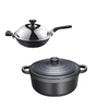 欧美达 铸造炒锅OC7833-B + 铸造煲仔锅OB7822-B 商品缩略图0