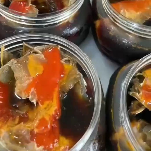 〔产地直发包邮21〕宁波红膏呛蟹/全盖红膏呛蟹/酱青蟹/泥螺/酒酿糟虾 商品图1