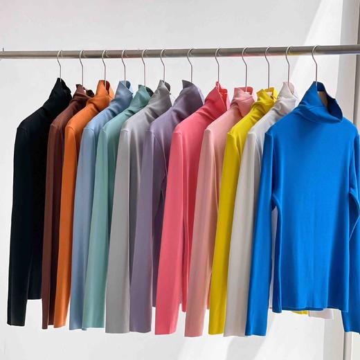 女款德绒3.0版蚕丝恒温衣（高领） 商品图0