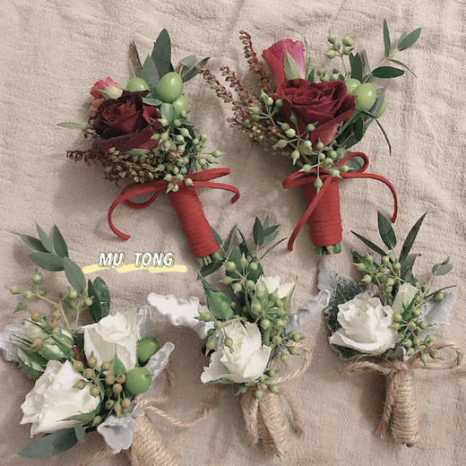 胸花43-红色 商品图1