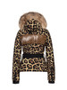 Goldbergh - Western Jacket Real Arctic Raccoon Fur - Jaguar - 女装 - 滑雪夹克 - 豹纹 商品缩略图3