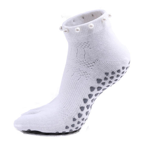 短筒五指袜秋冬款脚底硅胶瑜伽五指袜【13500】 商品图8