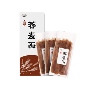 康在此免煮低脂素食冷泡荞麦面挂面条主食代餐饱腹150gX3包/盒