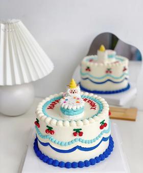 复古小绵羊吹小蛋糕