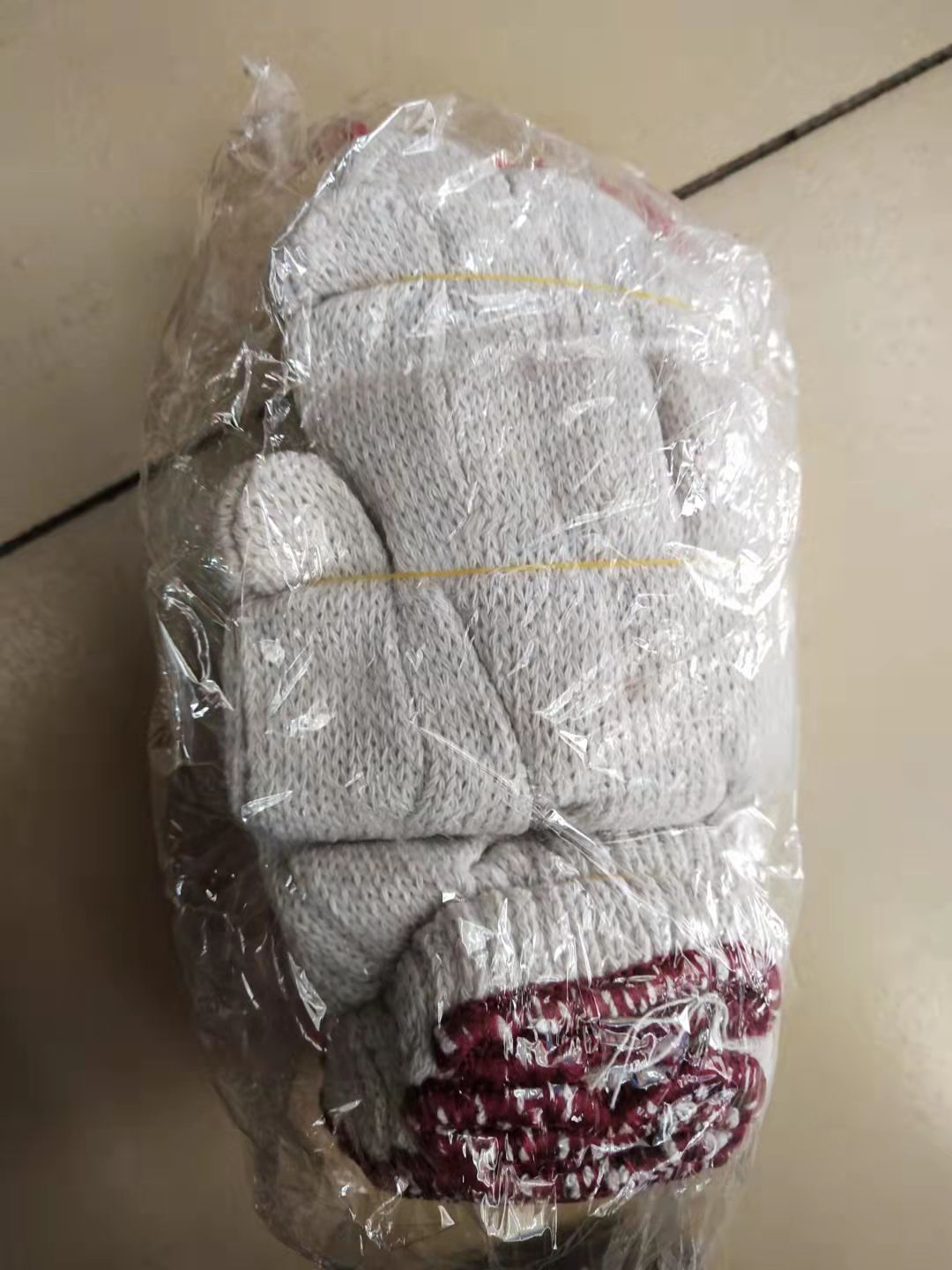 办公用品棉线手套12双/包（普）