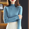 半高领毛衣女2021秋冬新款针织衫修身内搭长袖上衣百搭洋气打底衫 商品缩略图4