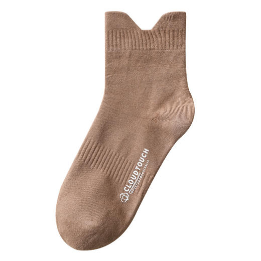 【新疆长绒棉秋冬加厚棉袜】男女款6双秋冬款纯棉中筒袜 保暖全棉吸汗防臭M仓 商品图7