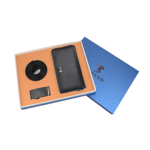 【献礼父亲节】PLOVER香港啄木鸟 手包皮带两件套"   GD811074-2A 商品图0