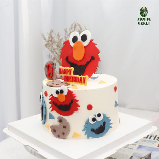 翻糖装饰芝麻街主题蛋糕 商品图2