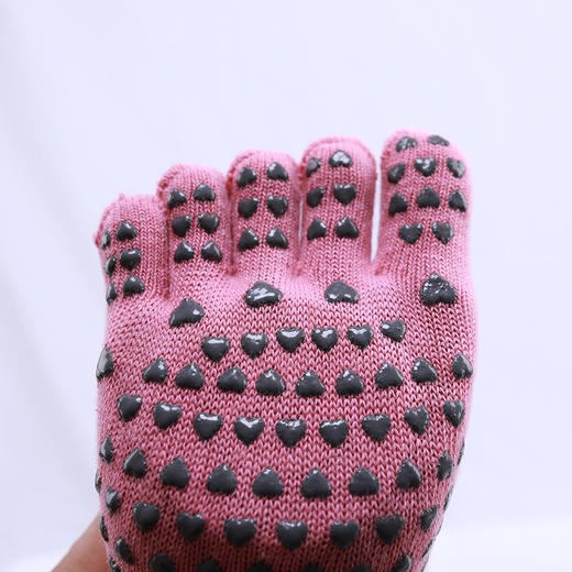 短筒五指袜秋冬款脚底硅胶瑜伽五指袜【13500】 商品图3