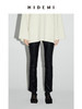 HIDEMI 到店必入 黑色简约设计感九分皮裤 商品缩略图6