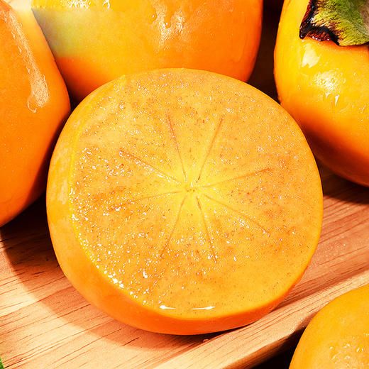 广西恭城脆甜柿子 应季脆皮柿 巧克力脆甜硬柿子 商品图3