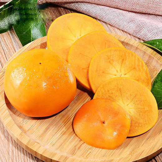 广西恭城脆甜柿子 应季脆皮柿 巧克力脆甜硬柿子 商品图2