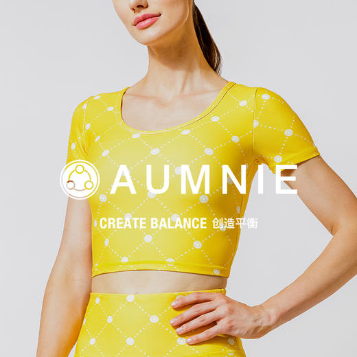 大胆平衡印花露脐T恤 / BOLD CROPPED TEE 商品图0