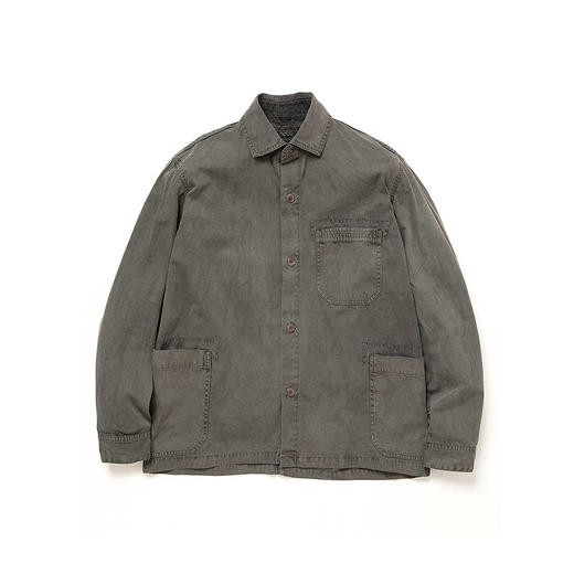 日本 hobo ARTISAN SHIRT JACKET 职人制植物蓝染工装夹克 外套 商品图3