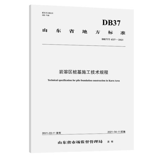 岩溶区桩基施工技术规程（DB37/T  4337—2021） 商品图4