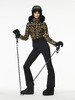 Goldbergh - Lynx Ski Suit Real Fox Fur - Jaguar - 女装 - 连体滑雪服 - 豹纹 商品缩略图0
