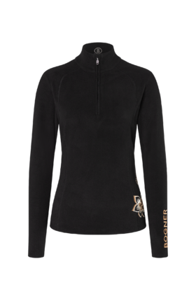 Bogner - MADITA FIRST LAYER in black- 博格纳 - 拉链上衣 - 黑色
