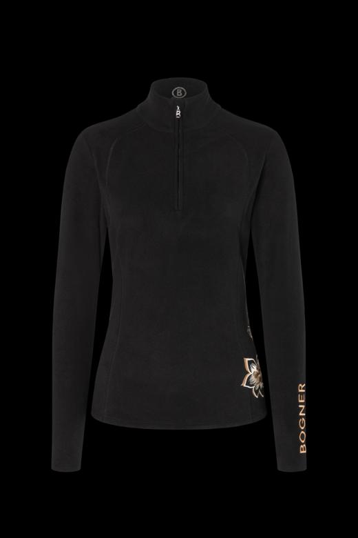 Bogner - MADITA FIRST LAYER in black- 博格纳 - 拉链上衣 - 黑色 商品图0