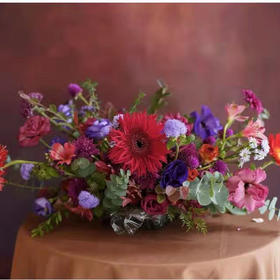 会议桌花33（可选择色系，花材品种随机）