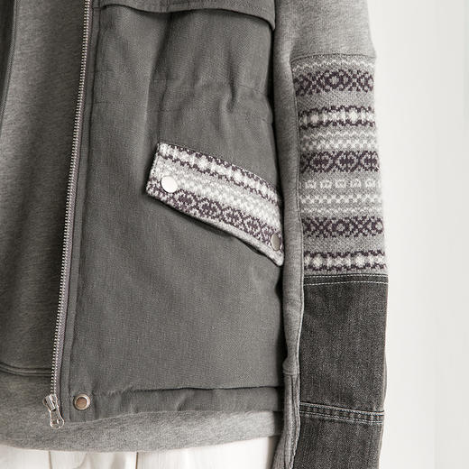 Famecoco范可儿羽绒马甲冬款潮流时尚纯棉马夹外套F218CA008 商品图3