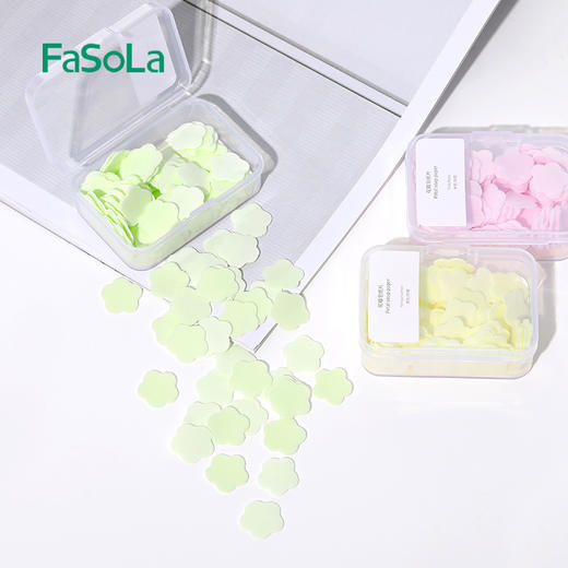 物得猫旅行洗手纸片外出肥皂纸一次性随身便携学生花瓣皂片香皂纸 商品图1