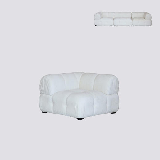 NS家居nsfurniture软包布艺转角组合沙发单人沙发NSSF-5403-38系列 商品图0