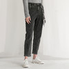 Famecoco范可儿裤子设计感小众秋冬季直筒宽松牛仔裤F218GA005 商品缩略图3
