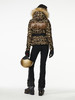 Goldbergh - Western Jacket Real Arctic Raccoon Fur - Jaguar - 女装 - 滑雪夹克 - 豹纹 商品缩略图1