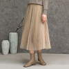 Famecoco范可儿优雅纱裙半身裙秋冬时尚百褶裙F218HA011 商品缩略图3