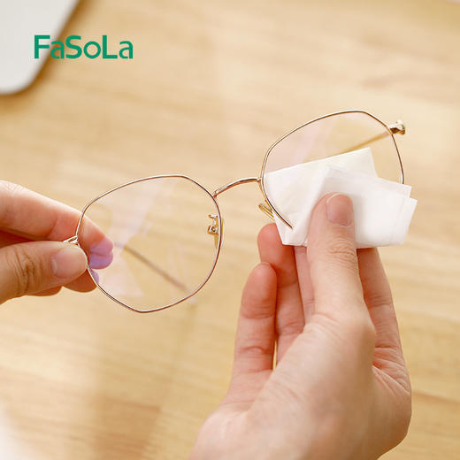 物得猫眼镜纸湿巾一次性防雾眼镜布专业清洁镜片擦拭手机屏幕神器 商品图2