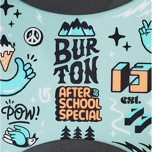 【七折清仓】BURTON/伯顿 Flat 儿童滑雪单板滑雪板固定器套装107311 商品图2