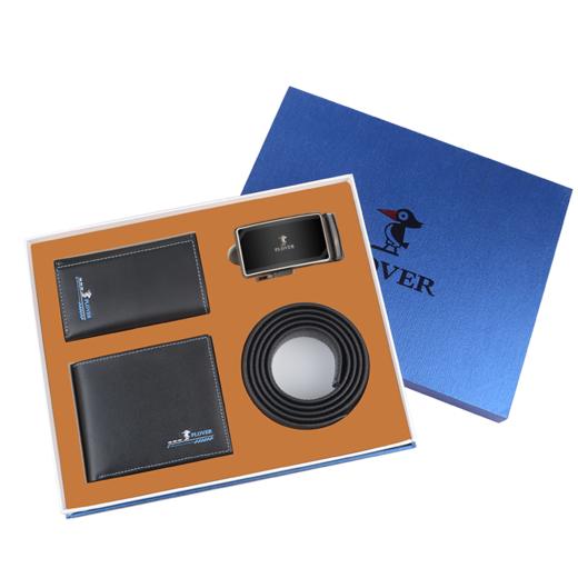 【献礼父亲节】PLOVER香港啄木鸟钱包钥匙包皮带套装   GD820026-3A 商品图0