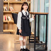 【童装】女童学院风连衣裙套装新款大童秋装女孩背带裙儿童jk衬衫裙子 商品缩略图0