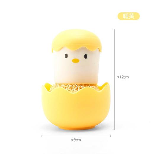 【钢丝球】厨房刷锅洗碗刷不掉丝钢丝球带柄可替换纤维清洁球家用可拆清洁刷 商品图8