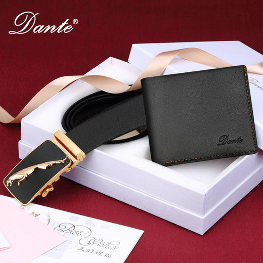 【服饰鞋包 】-Cohnim Kevin钱包+皮带套装 父亲节实用礼品 礼物 钱包套装 商品图0