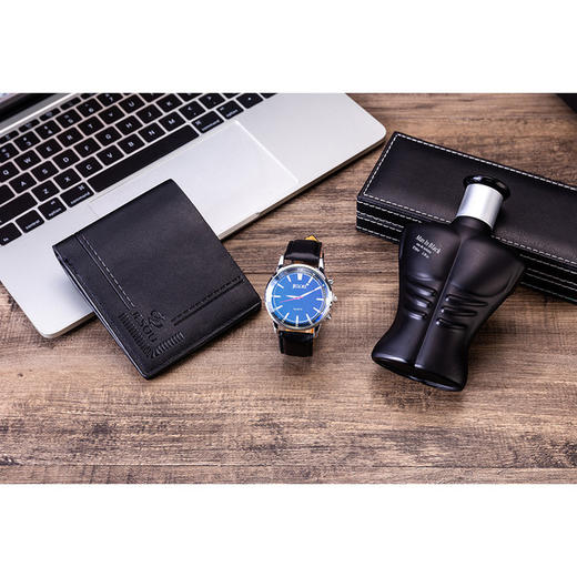 【服饰鞋包  礼盒套装】手表+钱包+香水套装 男士礼品套装精美包装  创意组合套装 礼物 礼品 商品图1