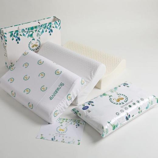 【乳胶枕】天然乳胶枕高低防螨护颈椎枕头纯棉枕套 商品图1