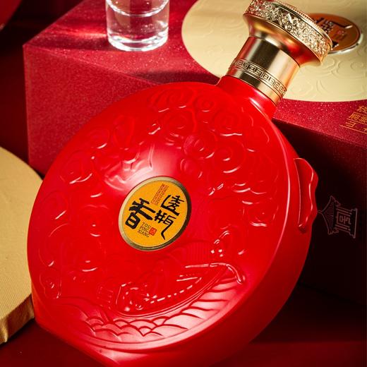 【高端送礼佳品】景阳冈38度红盒透瓶香浓香型粮食白酒500ml礼盒装商务招待婚宴酒 商品图3