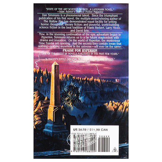 【中商原版】海伯利安的陨落 英文原版 The Fall of Hyperion 商品图1