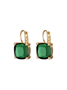 北京仓｜Dyrberg Kern-Agneta-绿色 耳环［丹麦设计师］
