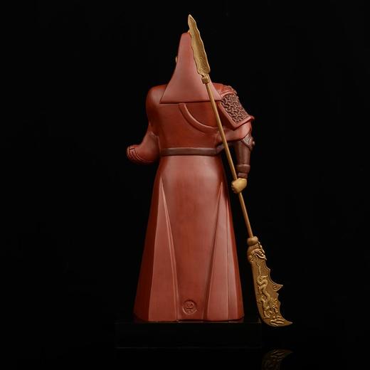 宇达青铜全铜摆件《关公1#》彩绘 铜工艺品 关公 家居装饰摆件 商品图3