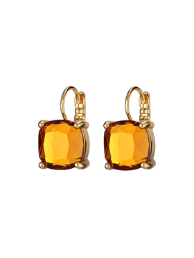北京仓｜Dyrberg Kern-Agneta-黄色 耳环［丹麦设计师］