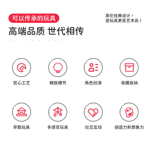 LE TOY VAN品牌 角色扮演娃娃屋配件 商品图1